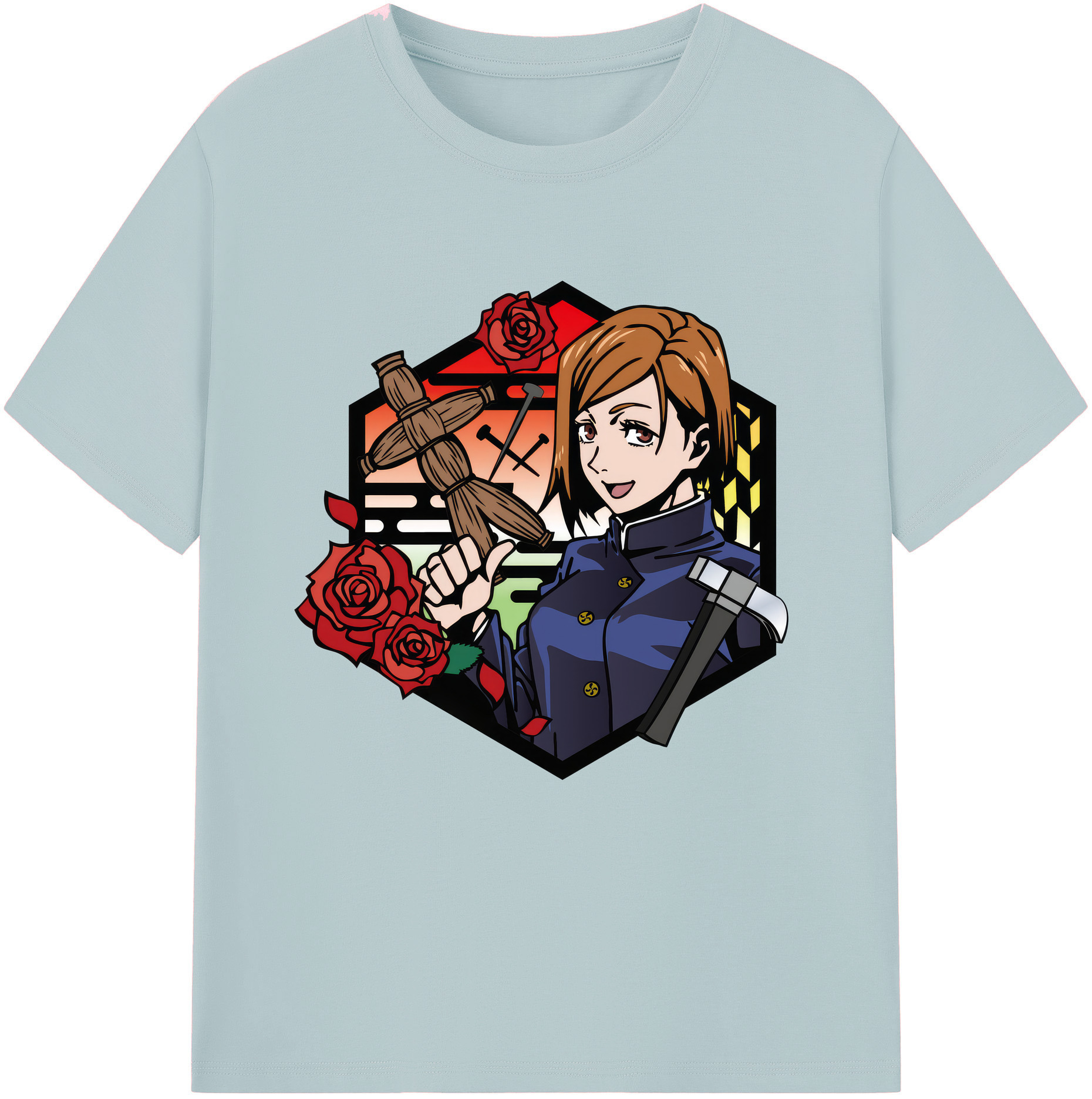 （画像用） 呪術廻戦 Jujutsu Kaisen 綿100％半袖Tシャツ（フロントプリント）